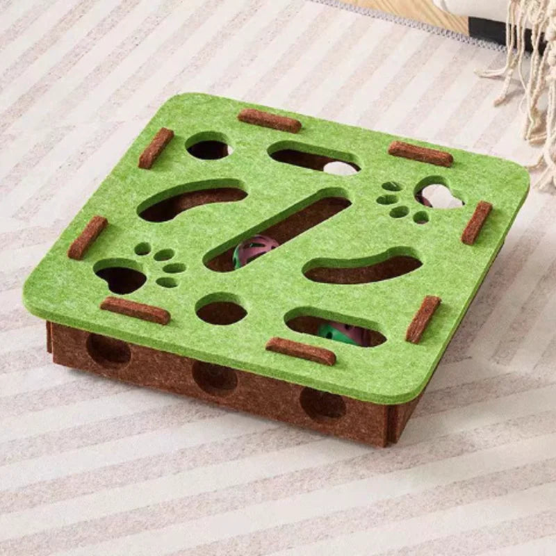 Interactive Cat Toy Maze