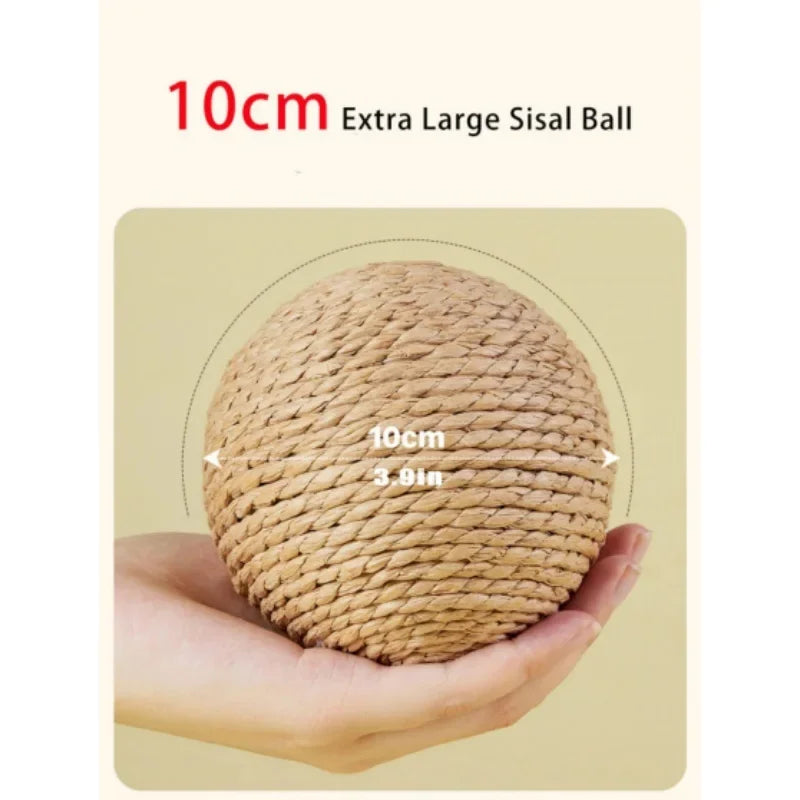 Interactive Sisal Cat Scratching Ball