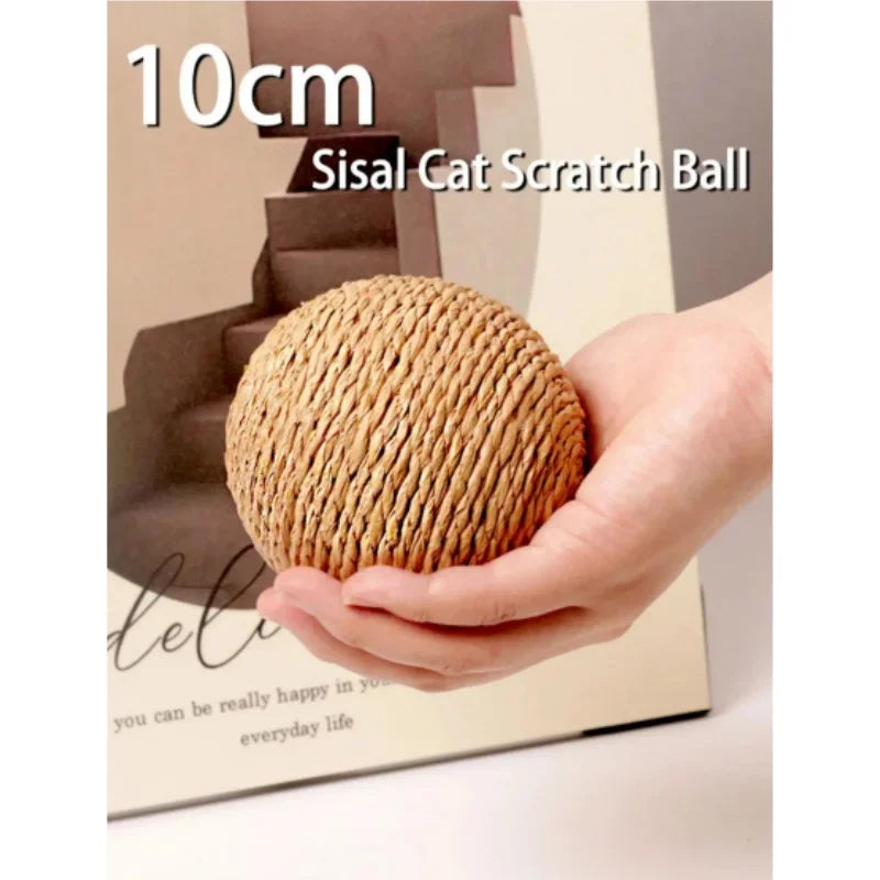 Interactive Sisal Cat Scratching Ball