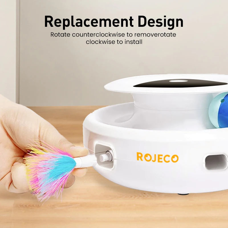 ROJECO 2 in 1 Smart Cat Toys
