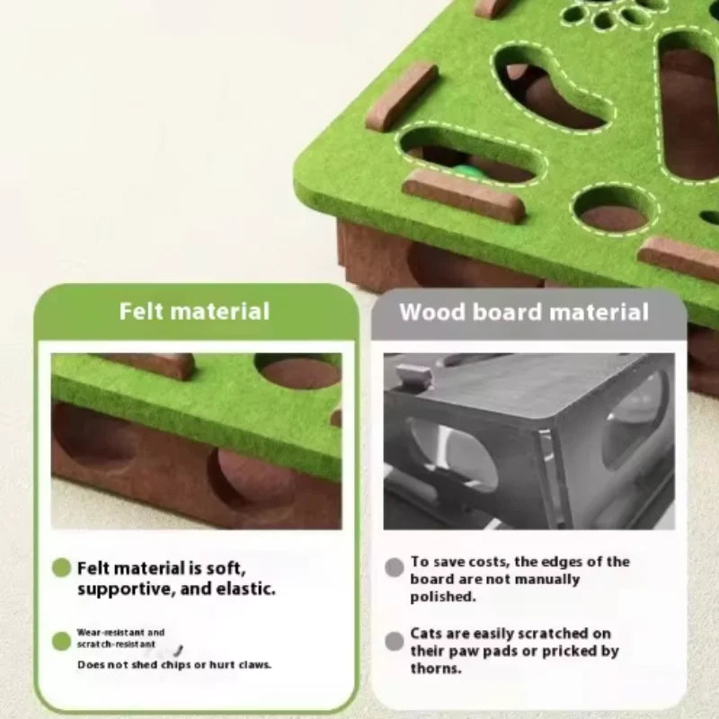 Interactive Cat Toy Maze