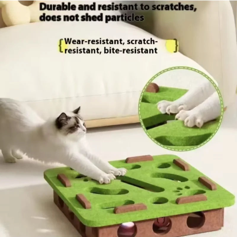 Interactive Cat Toy Maze